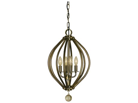 Framburg Dewdrop 4-Light Chandelier
