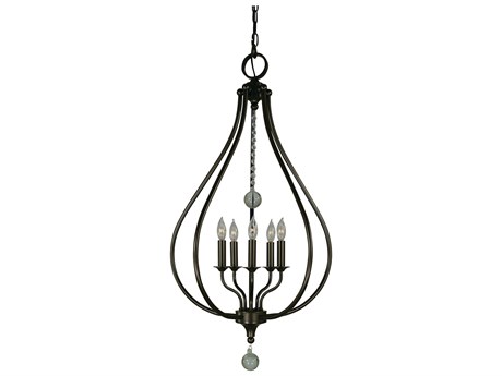 Framburg Dewdrop 5-Light Crystal Pendant
