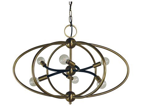 Framburg Orbit 6-Light Geometric Chandelier