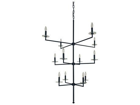 Framburg Muse 12-Light Tiered Chandelier