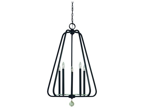 Framburg Triangulum 5-Light Crystal Candelabra Chandelier