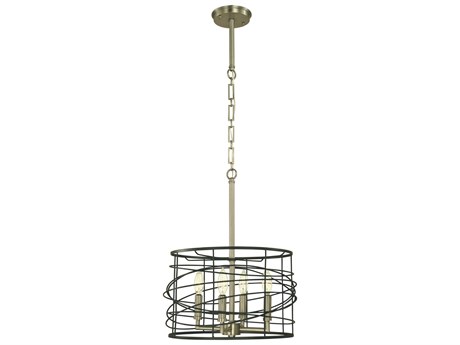 Framburg Boca 4-Light Candelabra Drum Chandelier