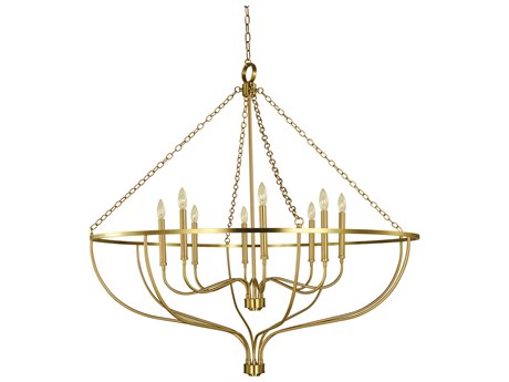 Framburg West Town 8-Light Candelabra Chandelier