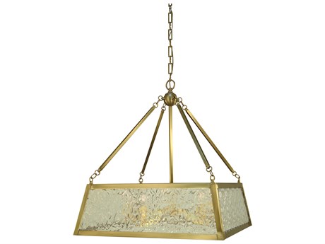 Framburg Avery 5-Light Brushed Brass Pendant