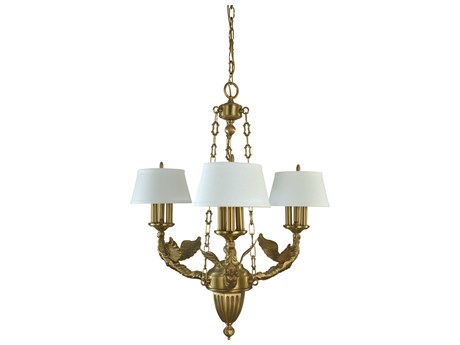 Framburg Ascension 9-Light Brushed Brass Traditional Candelabra Chandelier