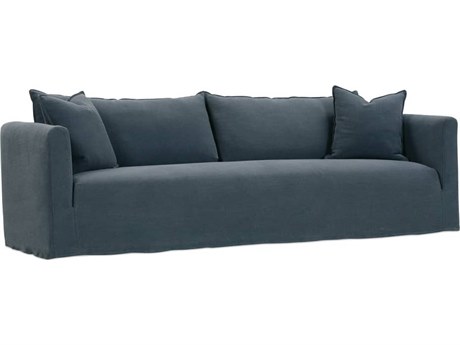 Rowe Alana Blue Upholstered Slip Sofa