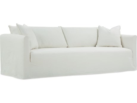 Rowe Alana White Upholstered Slip Sofa