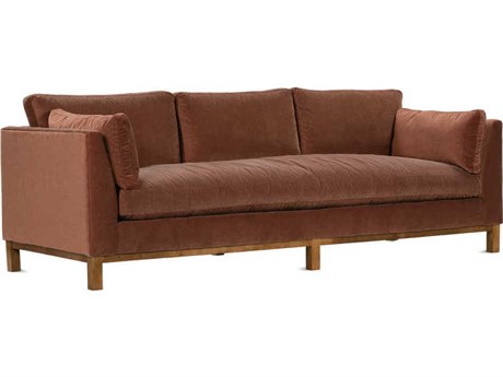 Rowe Boden Washed Pine Orange Upholstered Sofa