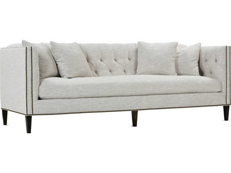 Rowe Brette Chocolate Beige Upholstered Sofa