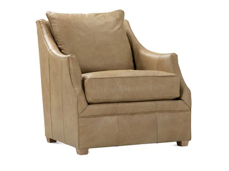Rowe Kara Brown Leather Accent Chair