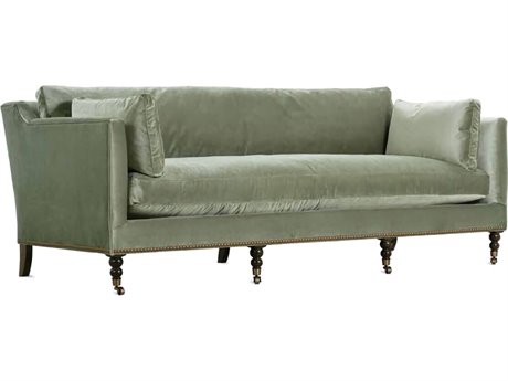 Rowe Madeline Green Upholstered Sofa