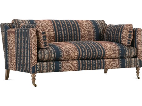Rowe Madeline Latte Black Upholstered Loveseat