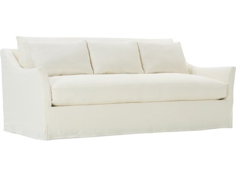 Rowe Moreau White Upholstered Slip Sofa