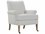 Rowe Hannah 31" Rolling White Fabric Accent Chair  ROWP290006PB