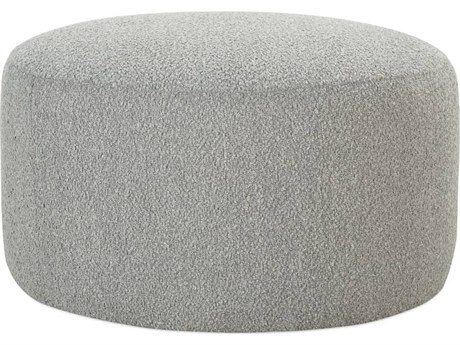 Rowe Cleo Gray Upholstered Ottoman