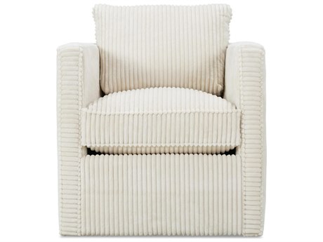 Rowe Rothko Swivel Cream Fabric Accent Swivel Chair