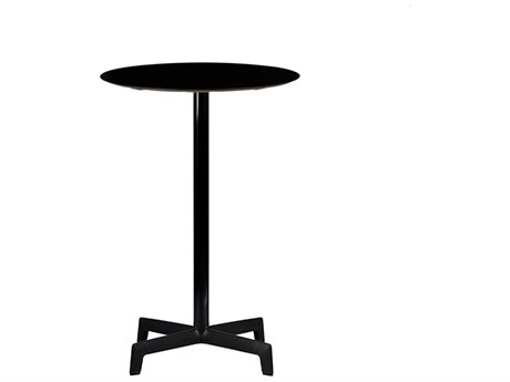 Resol Sputnik Round Dining Table Black 23.62" Diameter