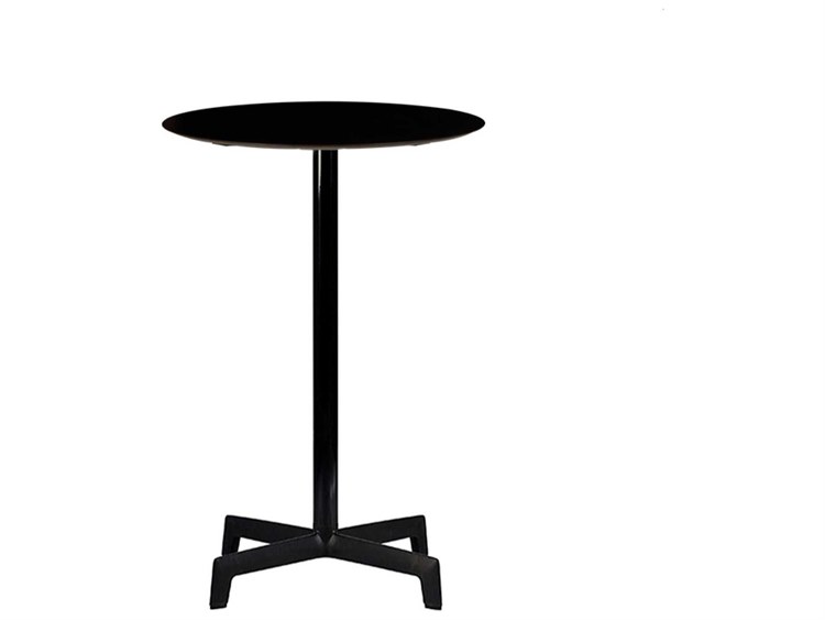 Resol Sputnik Round Dining Table Black 23.62" Diameter