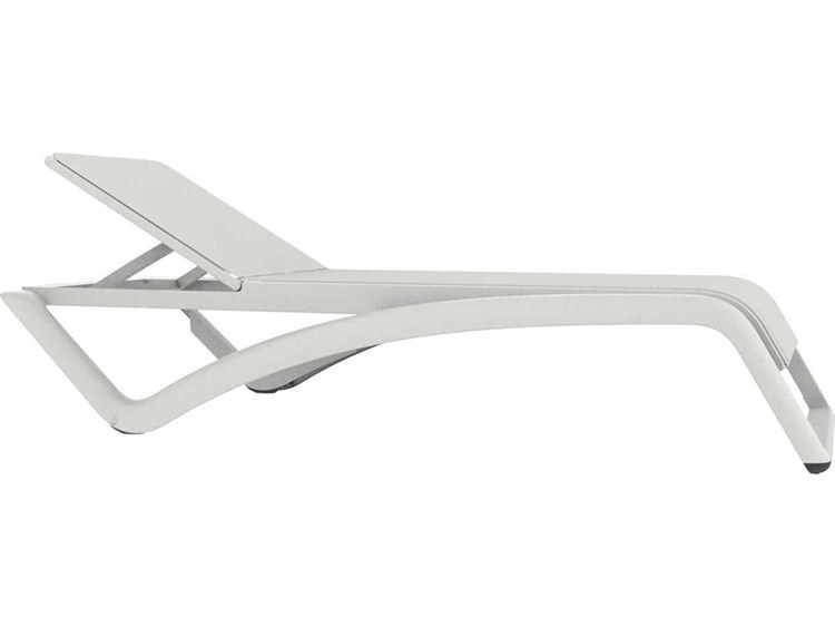 Resol Sky Club Sunlounger White Structure White Textilene Price Includes 2