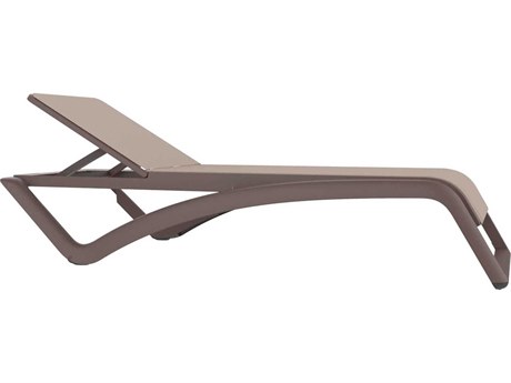 Resol Sky Club Sunlounger Chocolate Structure Beige Textilene Price Includes 22