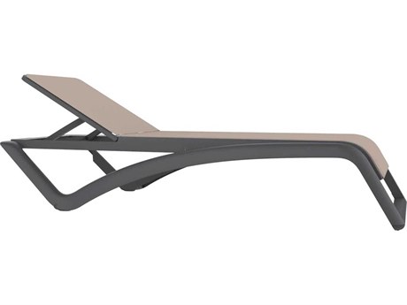 Resol Sky Club Sunlounger Dark Grey Structure Beige Textilene Price Includes 22