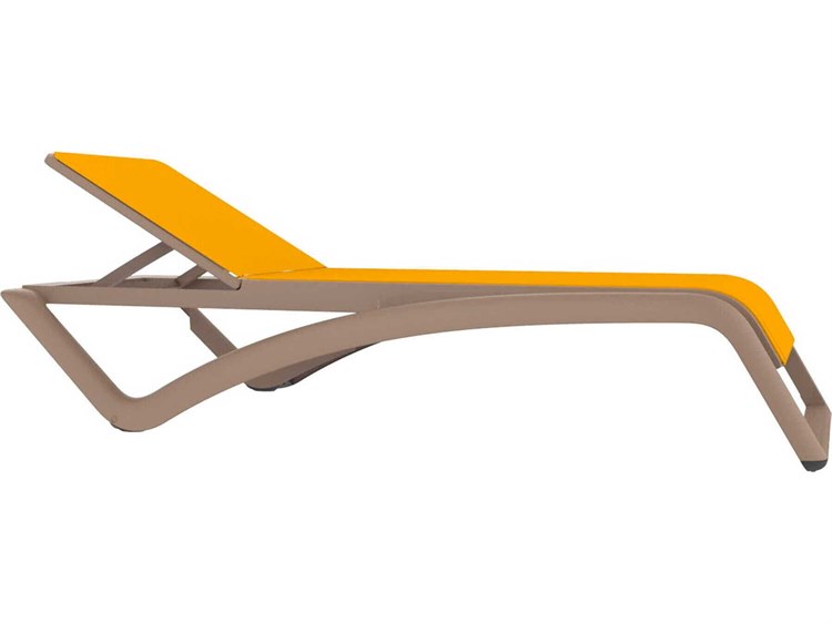 Resol Sky Club Sunlounger Sand Structure Yellow Textilene Price Includes 22