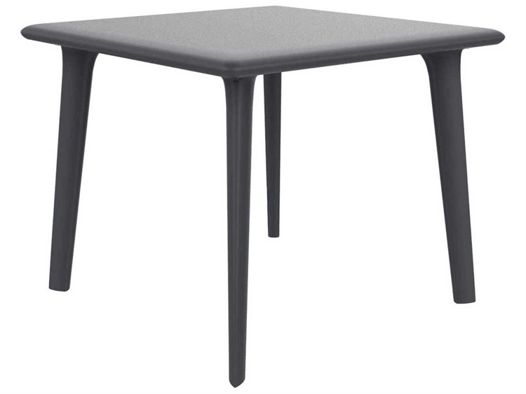 Resol New Dessa Square Dining Table Dark Grey