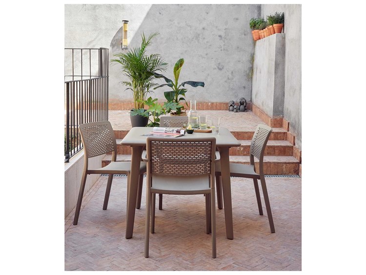 Resol New Dessa Square Dining Table Sand 4