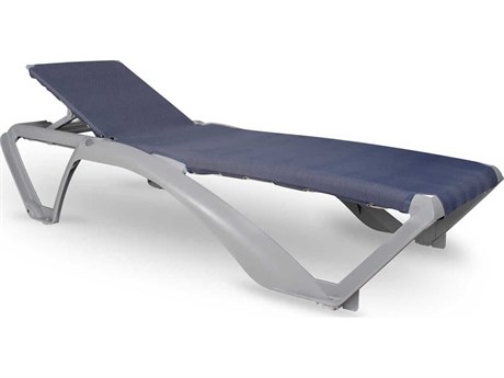 Resol Marina Club Sunlounger Silver Grey Structure Blue Jeans Textilene Price Includes 2