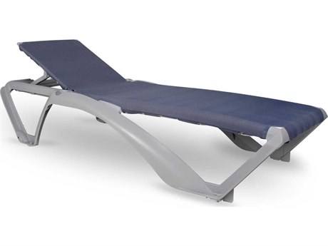 Resol Marina Club Sunlounger Silver Grey Structure Blue Jeans Textilene Price Includes 27