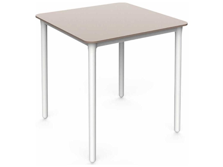 Resol Marsella Square Dining Table 70X70 White Base Sand Dining Table Top Price Includes 27