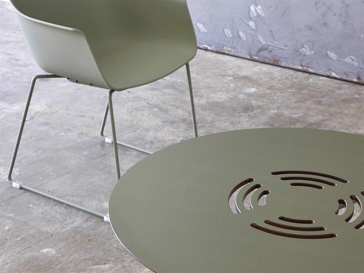 Resol Toledo Aire Round Dining Table Ivory 5