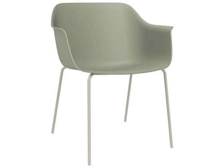 Resol Shape Dining Armchair 4 Legs Greenish Grey Price Includes 2