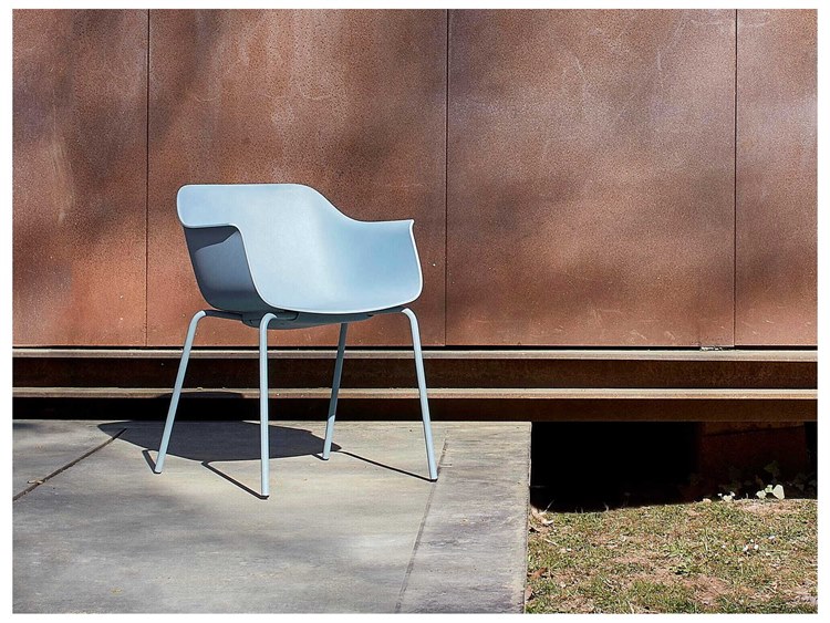Resol Shape Dining Armchair 4 Legs Retro Blue Price Includes 2 4