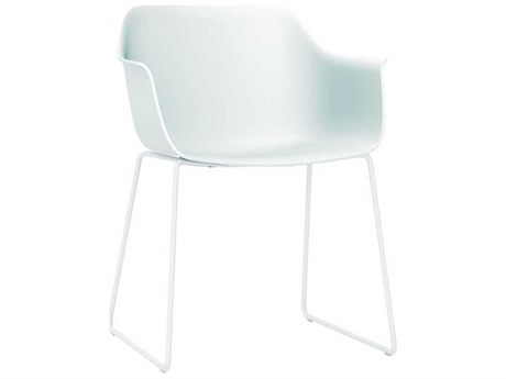 Resol Shape Dining Armchair Sled Base White Price Includes 2