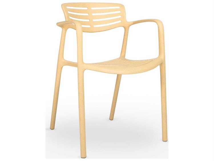 Resol Toledo Aire Eco Recycled Dining Chair Fire Yellow Price Includes 4