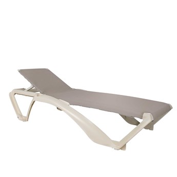 Resol Marina Club Sunlounger Ivory Structure Ash Oak Textilene Price Includes 27