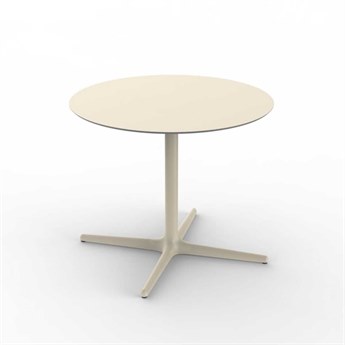 Resol Toledo Round Dining Table 90" Diameter Ivory