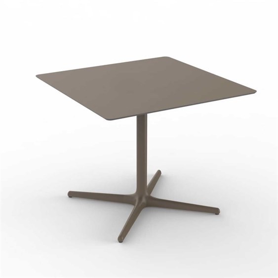 Resol Toledo Square Dining Table 90x90 Chocolate