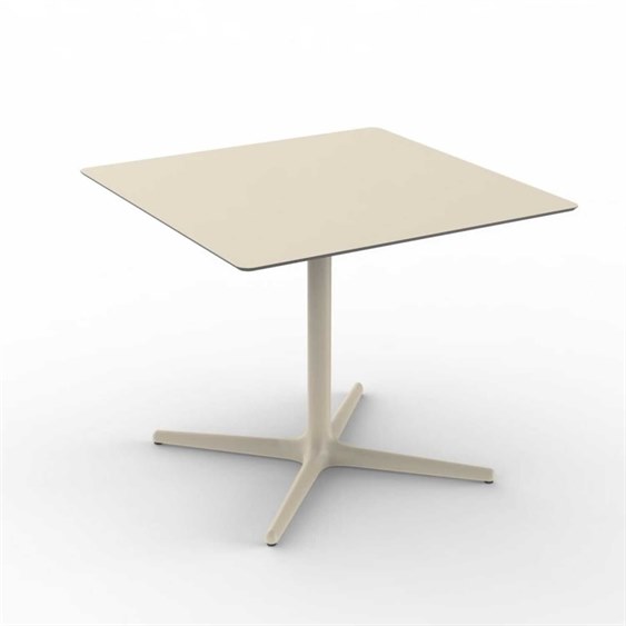 Resol Toledo Square Dining Table 90x90 Ivory