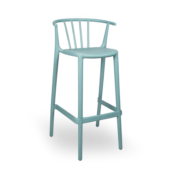 Resol Woody Eco Recycled High Bar Chair Air Blue Price Includes 22