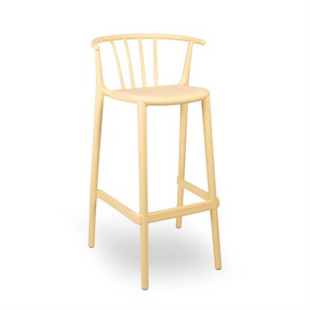 Resol Woody Eco Recycled High Bar Chair Fire Yellow Price Includes 4