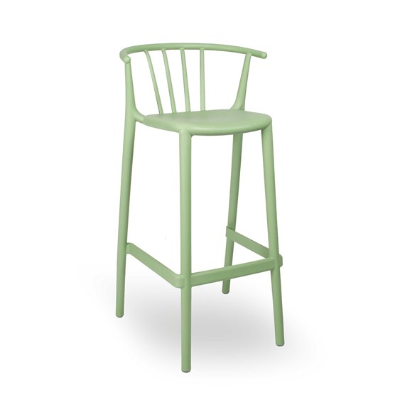 Resol Woody Eco Recycled High Bar Chair Green Water Price Includes 22
