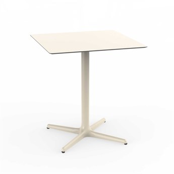 Resol Toledo Square Dining Table 70x70 Ivory