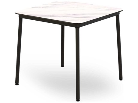 Resol Hub Square Dining Table 31x31 White Marble
