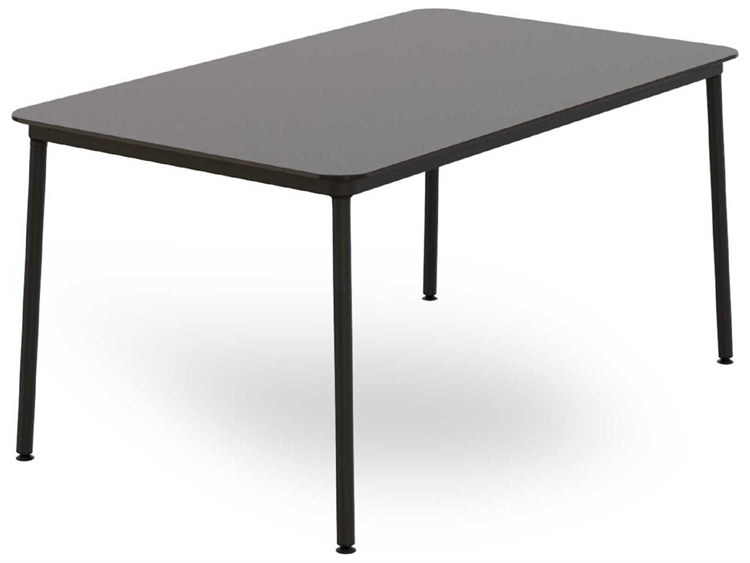 Resol Hub Rectangular Dining Table 59x35 Black