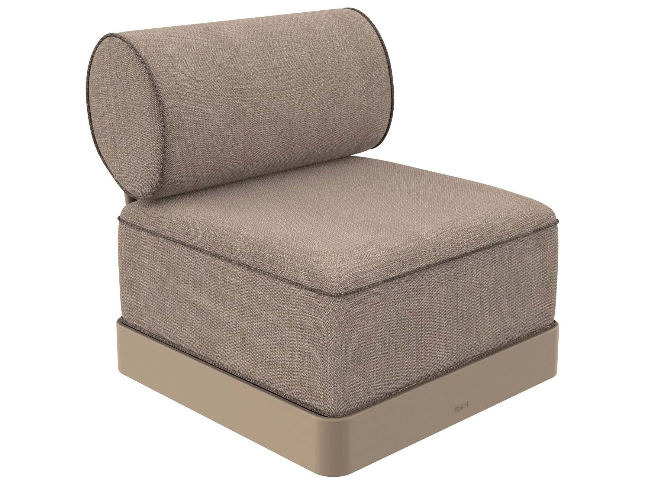 Resol Duna Mud Polypropylene Acrylic Cushion Lounge Chair