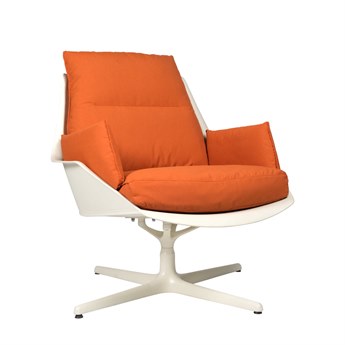 Resol Anou Toledo Lounge Chair Ivory Pumpkin