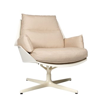 Resol Anou Toledo Lounge Chair Ivory Arbor Pebble