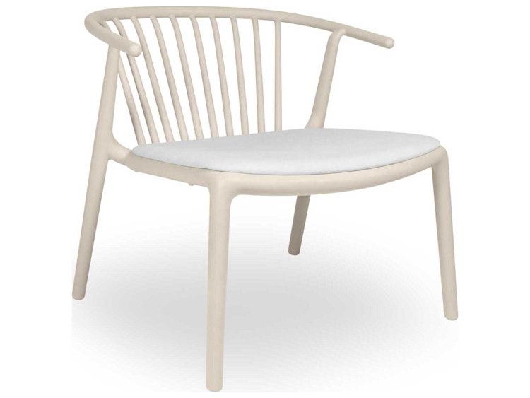 Resol Woody Upholstered Lounge Chair Ivory Linen Price Includes 2
